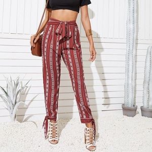 Patterned trousers